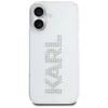Karl Lagerfeld IML Rhinestones Logo iPhone 16 dėklas – skaidrus
