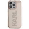 Dėklas Karl Lagerfeld IML Rhinestones Logo iPhone 16 Pro Max Case - Rožinė