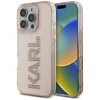 Dėklas Karl Lagerfeld IML Rhinestones Logo iPhone 16 Pro Case - Rožinė