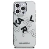 Dėklas Karl Lagerfeld IML Sketched Graphic skirtas Apple iPhone 16 Pro skaidrus