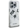 Dėklas Karl Lagerfeld IML Sketched Graphic skirtas Apple iPhone 16 Pro skaidrus