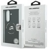 Karl Lagerfeld PU Karl and Choupette Heads Magnetic dėklas skirtas Samsung Galaxy Z Fold 7 juodos spalvos