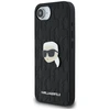 Dėklas Karl Lagerfeld Monogram Karl Head Pin iPhone 16e Case - Juodas