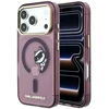 Dėklas Karl Lagerfeld Peekaboo Logo MagSafe case for iPhone 18 Pro Max / 17 Pro Max - burgundy