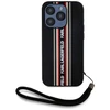 Dėklas Karl Lagerfeld Saffiano Athleisure Stripes Cord skirtas Apple iPhone 15 Pro Max red