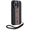 Dėklas Karl Lagerfeld Saffiano Athleisure Stripes Cord skirtas Apple iPhone 15 Pro Max red