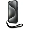 Dėklas Karl Lagerfeld Saffiano Athleisure Stripes Cord skirtas Apple iPhone 15 red