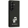 Karl Lagerfeld PU Saffiano Karl and Choupette dėklas skirtas Samsung Galaxy Z Fold 7 juodos spalvos