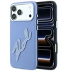 Dėklas Karl Lagerfeld Smooth Big Resin Signature Logo do iPhone 18 Pro Max / 17 Pro Max mėlyna