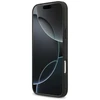 Dėklas Mercedes Leather Large Laurel Leave MagSafe skirtas Apple iPhone 17 Pro Max antracito spalvos