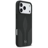 Dėklas Mercedes Leather The Move MagSafe skirtas Apple iPhone 17 Pro Max juodos spalvos