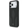 Dėklas Mercedes Leather The Move MagSafe skirtas Apple iPhone 17 Pro Max juodos spalvos