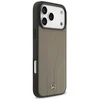 Dėklas Mercedes Leather The Move MagSafe skirtas Apple iPhone 17 Pro Max taupe