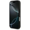 Dėklas Mercedes Leather The Move MagSafe skirtas Apple iPhone 17 Pro juodos spalvos