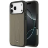 Dėklas Mercedes Leather The Move MagSafe skirtas Apple iPhone 17 Pro Max taupe