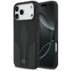 Dėklas Mercedes Leather The Move MagSafe skirtas Apple iPhone 17 Pro Max juodos spalvos