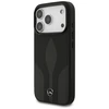 Dėklas Mercedes Leather The Move MagSafe skirtas Apple iPhone 17 Pro juodos spalvos