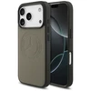 Dėklas Mercedes Leather Vintage Logo MagSafe skirtas Apple iPhone 17 Pro taupe