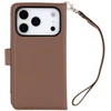 Dėklas Mercury Essential Diary do iPhone 17 Pro / 18 Pro ruda