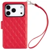 Dėklas Mercury Luxe Diary do iPhone 17 Pro / 18 Pro raudona