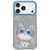NIMMY dėklas BIG EYED PET 2.0 Cat, skirtas IPHONE 17 pilka