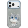 NIMMY dėklas BIG EYED PET 2.0 Cat, skirtas IPHONE 17 Pro Max, pilkas