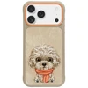 NIMMY dėklas BIG EYED PET 2.0 Dog, skirtas IPHONE 17 Pro, smėlio spalvos