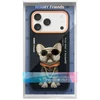 Dėklas NIMMY case GLASSES COOL DOG for IPHONE 17 Pro Max juodas