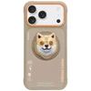 „NIMMY“ dėklas „GLASSES COOL DOG“, suderinamas su „MagSafe“, skirtas „IPHONE 17 Pro Max“, smėlio spalvos