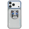 NIMMY dėklas GLASSES COOL DOG, suderinamas su „MagSafe“, skirtas IPHONE 17 Pro, pilkas