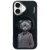 Dėklas Nimmy Magnetic fashion cute pet MagSafe skirtas Apple iPhone 16 juodos spalvos