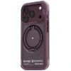 Dėklas Skinarma Atlas MagSafe + Rotating Kick Stand do iPhone 18 Pro / 17 Pro bordo spalvos