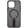 Skinarma Helix for Apple iPhone 16 Pro Magnetic Charging 360 Rotating Stand dėklas telefonui juodos spalvos
