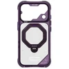 Dėklas Case Skinarma Saturn MagSafe + Rotating Kick Stand for iPhone 18 Pro / 17 Pro burgundy