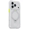 Dėklas Skinarma Saturn MagSafe + Rotating Kick Stand do iPhone 18 Pro / 17 Pro frost