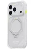 Dėklas Skinarma Saturn MagSafe + Rotating Kick Stand do iPhone 18 Pro / 17 Pro frost