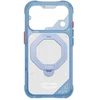 Dėklas Skinarma Saturn MagSafe + Rotating Kick Stand do iPhone 18 Pro / 17 Pro mėlyna