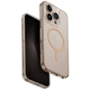 Uniq Clario Magclick įkrovimo dėklas, skirtas iPhone 16 Pro – skaidrus auksinis