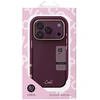 Dėklas UNIQ Coehl Mirelle, skirtas iPhone 18 Pro / 17 Pro, su magnetiniu įkrovimu, bordo spalvos