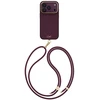 Dėklas UNIQ Coehl Mirelle, skirtas iPhone 18 Pro / 17 Pro, su magnetiniu įkrovimu, bordo spalvos
