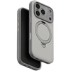 Dėklas UNIQ Elix do iPhone 18 Pro / 17 Pro 360 Rotating Kickstand šviesiai pilkas