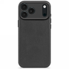 Dėklas Decoded Leather Backcover - skórzana obudowa ochronna do iPhone 17 Pro kompatybilna su MagSafe (juodas)
