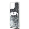 Apple iPhone 12 / 12 Pro DKNY dėklas Liquid Glitter Big Logo (DKHCP12MLBNAEK) juodos spalvos
