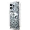 Apple iPhone 14 Pro DKNY dėklas Liquid Glitter Big Logo (DKHCP14LLBNAEK) juodos spalvos