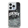 Apple iPhone 14 Pro DKNY dėklas Liquid Glitter Big Logo (DKHCP14LLBNAEK) juodos spalvos