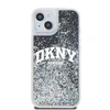 Apple iPhone 13 / 14 / 15 DKNY dėklas Liquid Glitter Big Logo (DKHCP14SLBNAEK) juodos spalvos