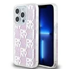 Apple iPhone 15 Pro DKNY dėklas Liquid Glitter Multilogo (DKHCP15LLCPEPP) rožinės spalvos