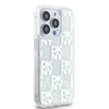 Apple iPhone 15 Pro DKNY dėklas Liquid Glitter Multilogo (DKHCP15LLCPEPT) baltos spalvos