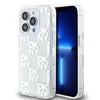 Apple iPhone 15 Pro DKNY dėklas Liquid Glitter Multilogo (DKHCP15LLCPEPT) baltos spalvos