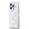 Apple iPhone 15 Pro DKNY dėklas Liquid Glitter Multilogo (DKHCP15LLCPEPT) baltos spalvos